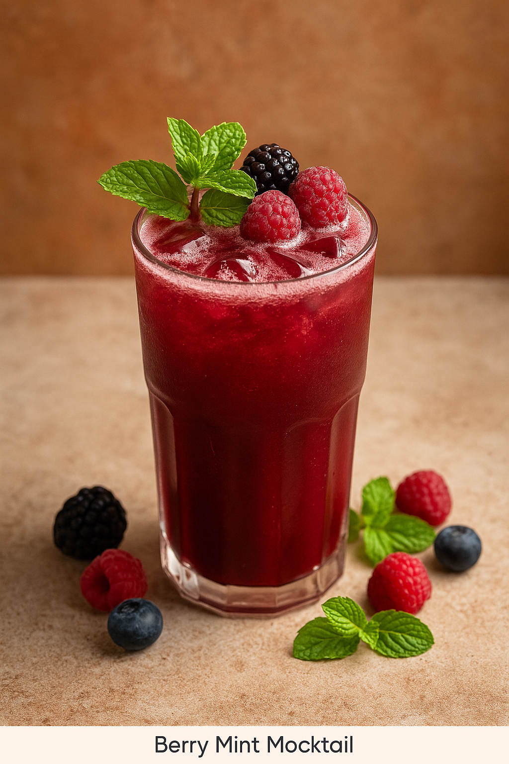 Berry Mint Mocktail